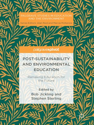 cover image of Post-Sustainability and Environmental Education
